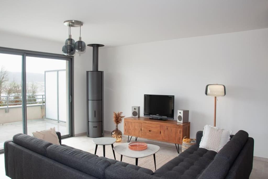 Duplex 6 Personnes, Vue Panoramique Sur Lac 马尔比伊松 外观 照片
